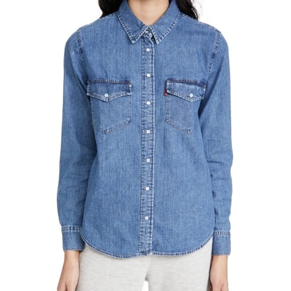 Women Blue Denim Jacket
