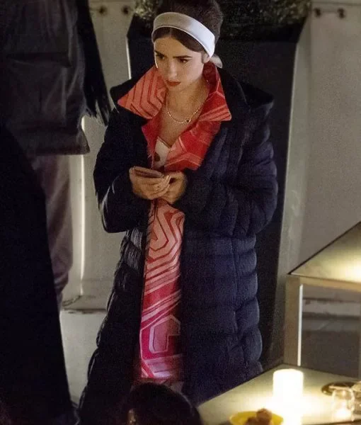 Emily In Paris Season 2 Puffer Coat