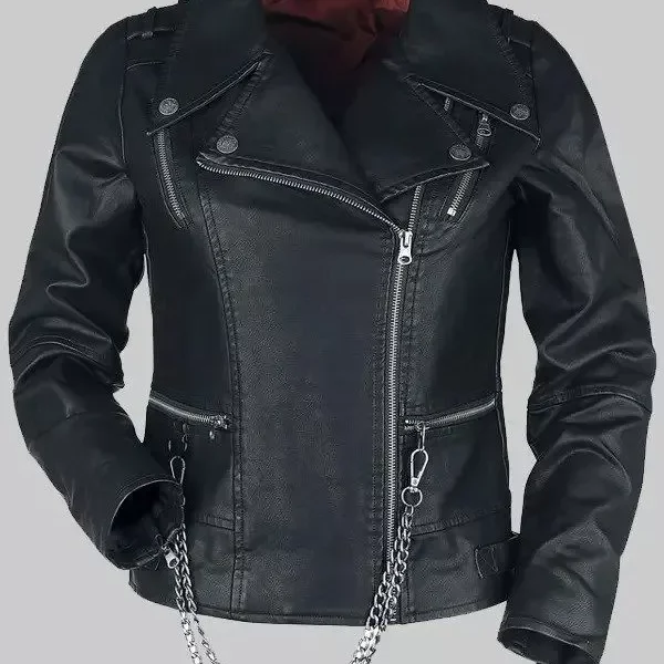 Hellfire Club Black Leather Jacket