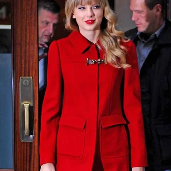 Taylor Swift Red Coat