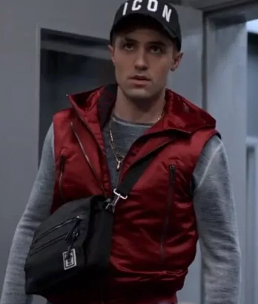 Ted Lasso Jamie Tartt Red Hooded Vest