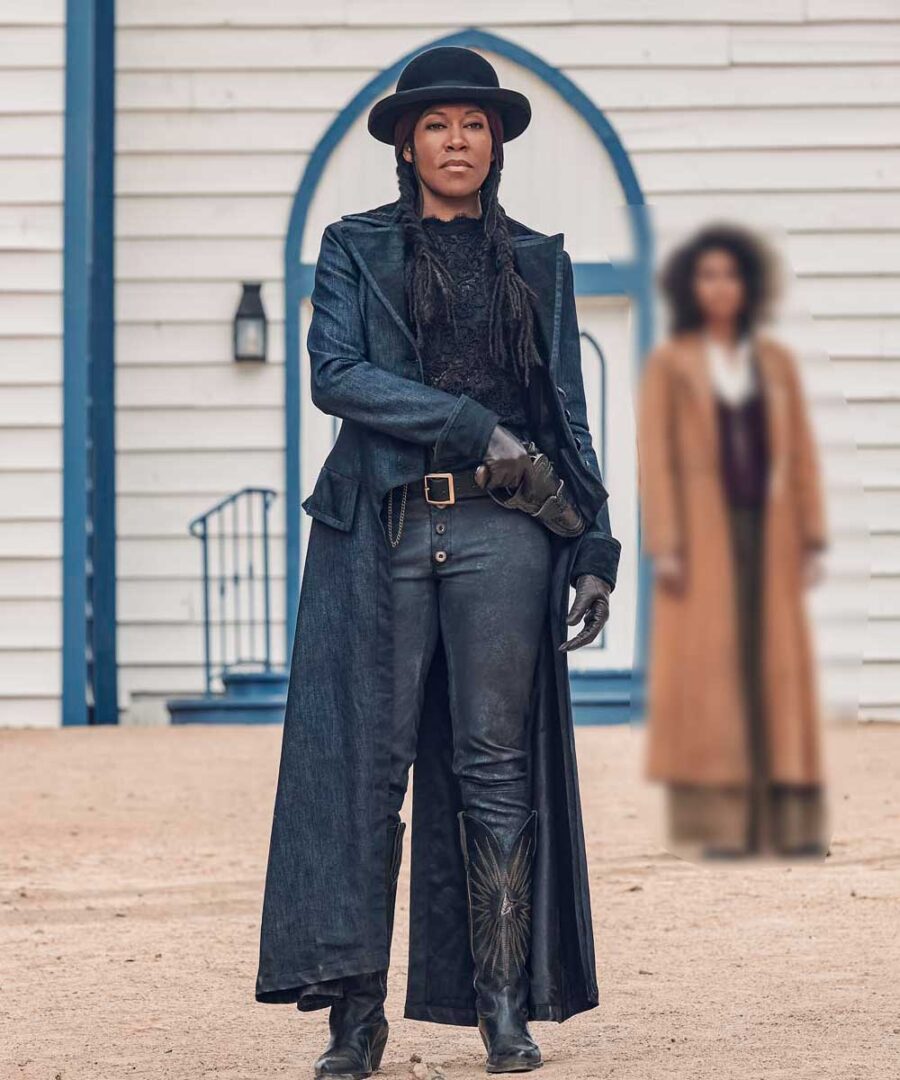 The Harder They Fall Regina King Coat