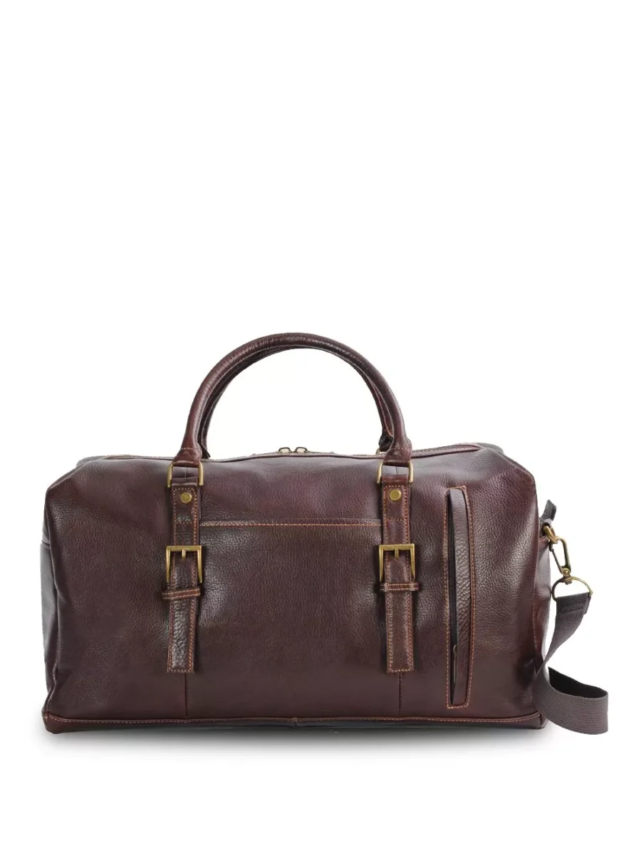 Albany Rugged Leather Duffel - Image 2