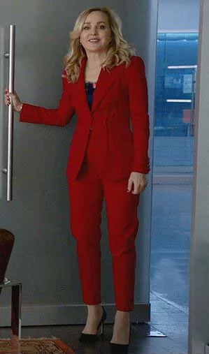 Marissa Morgan Bull Season 6 Red Blazer