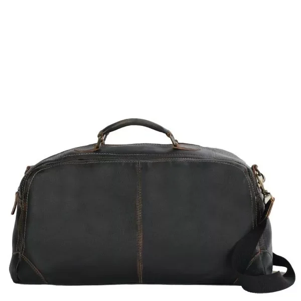 Distressed Landon Leather Duffel