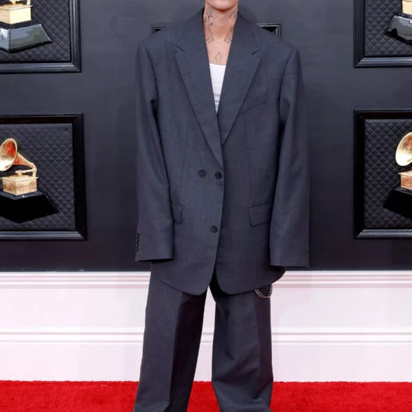 Justin Bieber Grammy 2022 Suit