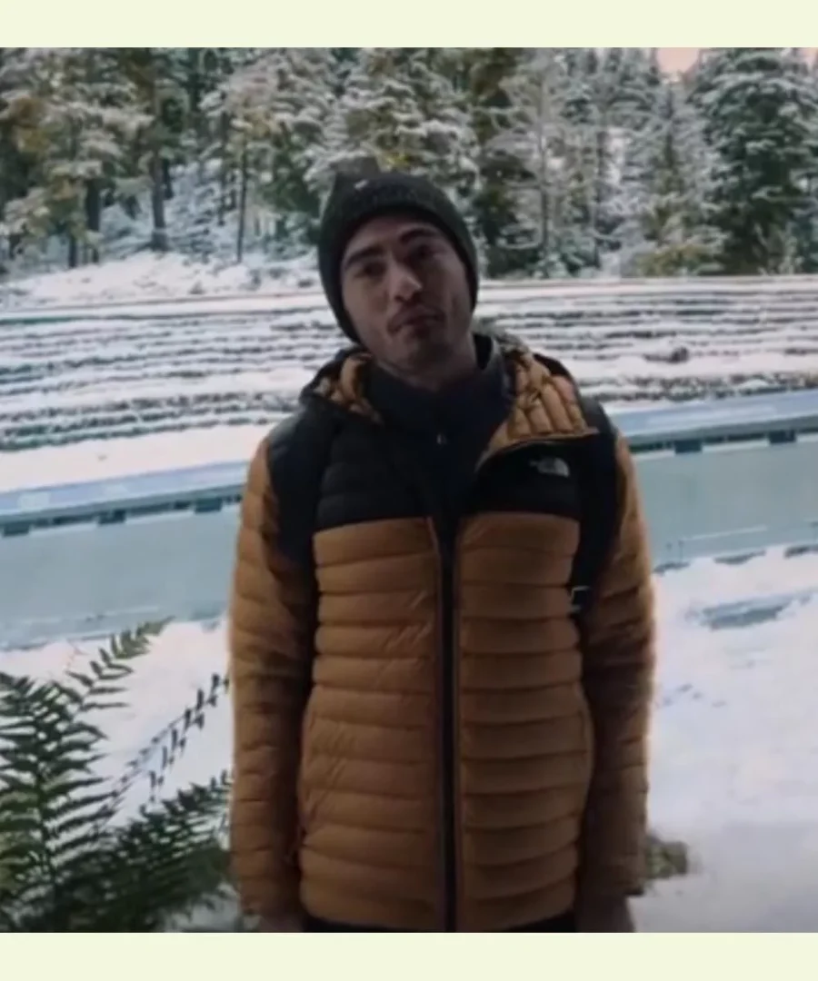 Love Hard Tag Yellow Puffer Jacket